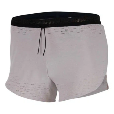 Nike Tech Pack Running Shorts Silver Purple Silverpurple In Gray