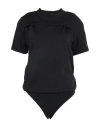 Nike Tech Pack Woman Bodysuit Black Size Xs Polyester, Cotton, Elastane In Black