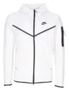 Nike Men's Tech Full-zip Windrunner Hoodie In White