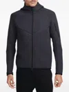 Nike Tech Windrunner "black/anthracite" Jacket In Black