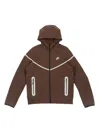 Nike Tech Windrunner Hoodie In Braun