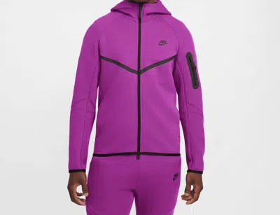 Nike Tech Windrunner Hoodie In Bold Berry In Multi