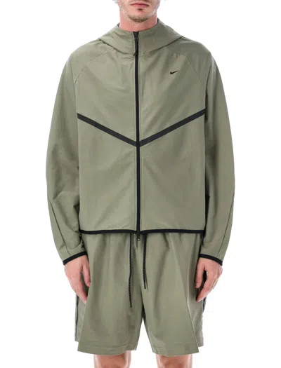 Nike Tech Windrunner Jacket Size L In Silver Sage