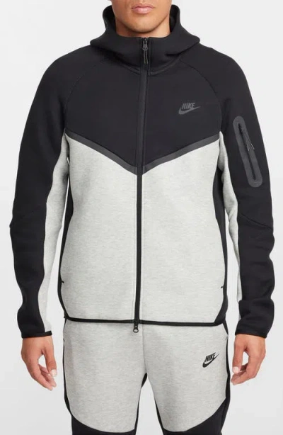 Nike Tech Windrunner Zip Hoodie In Black