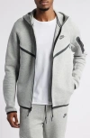 Nike Tech Windrunner Zip Hoodie In Gray