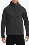 Nike Tech Windrunner Zip Hoodie In Black
