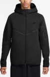 Nike Mens  Tech Fleece Full-zip Windrunner Hoodie In Black/black