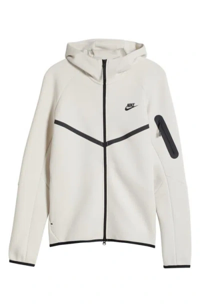 Nike Tech Windrunner Zip Hoodie In White