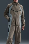 Nike Tech Logo-print Panelled Stretch-nylon Hooded Jacket In Multi