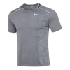 Nike Techknit Wild Run Reflection Running Short-sleeve Tee Men Grey Gray In Blue