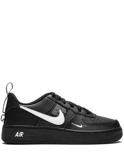 Nike Teen Air Force 1 Lv8 Utility Sneakers In Black