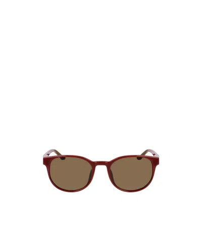 Nike Temper Flow Oval Frame Sunglasses In Red