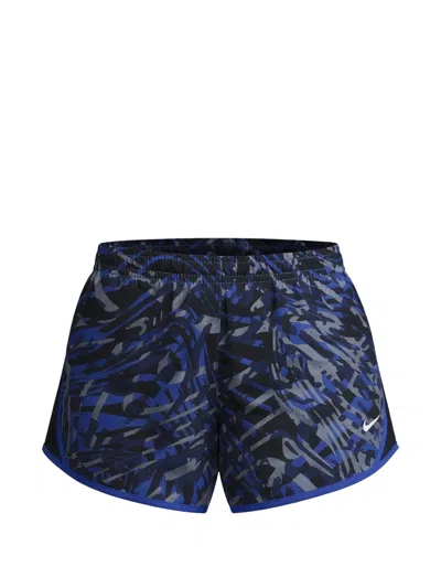 Nike Kids' Tempo Abstract Shorts In Blue