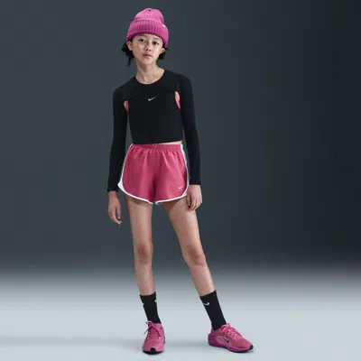 Nike Tempo Big Kids' (girls') Dri-fit Running Shorts In Black