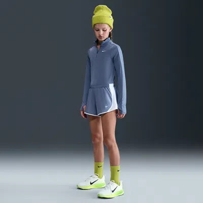 Nike Tempo Big Kids' (girls') Dri-fit Running Shorts In Blue