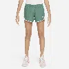 Nike Tempo Big Kids' (girls') Dri-fit Running Shorts In Green