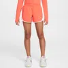 Nike Tempo Big Kids' (girls') Dri-fit Running Shorts In Orange