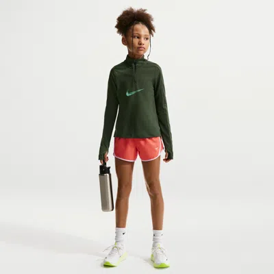 Nike Tempo Big Kids' (girls') Dri-fit Running Shorts In Green
