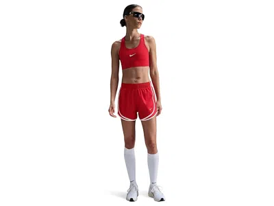 Nike Tempo Dri-fit Mid-rise Brief-lined Running Shorts In Red