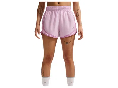 Nike Tempo Dri-fit Mid-rise Brief-lined Running Shorts In Pink