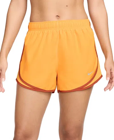 Nike Tempo Women's Brief-lined Running Shorts In Sundial,sundial,burnt Sunrise,wolf Grey