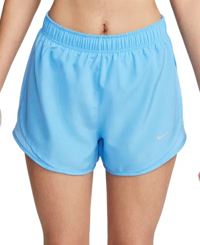 Nike Tempo Women's Brief-lined Running Shorts In University Blue,wolf Grey