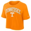 Nike Tennessee Orange Tennessee Volunteers Power Pursuit Athletic Prep Arch Performance Cropped T-sh In Orange