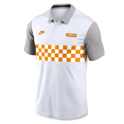 Nike Tennessee Athletic Prep Vapor Legacy Logo  Men's Dri-fit College Polo In White