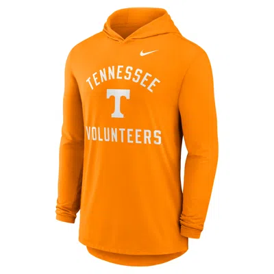 Nike Tennessee Campus Arch  Men's Dri-fit College Long-sleeve Hooded T-shirt In Yellow