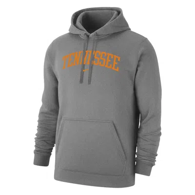 Nike Tennessee Club Fleece  Men's College Pullover Hoodie In Gray