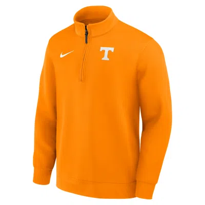 Nike Tennessee Coaches  Men's Dri-fit College Long-sleeve 1/2-zip Top In Animal Print