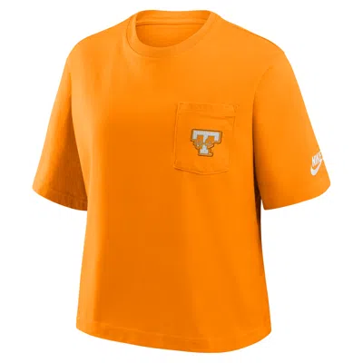 Nike Tennessee Legacy Pocket Boxy  Women's College T-shirt In Orange