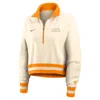 Nike Tennessee Legacy  Women's College Cropped 1/4-zip Crew In Brown