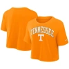 Nike Tennessee Orange Tennessee Volunteers Power Pursuit Athletic Prep Arch Performance Cropped T-sh In Orange
