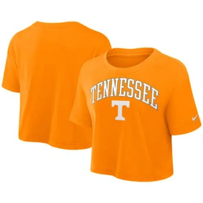 Nike Tennessee Orange Tennessee Volunteers Power Pursuit Athletic Prep Arch Performance Cropped T-sh
