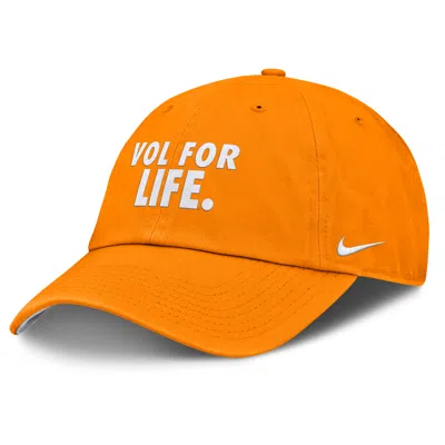 Nike Tennessee Primetime Chant Club  Unisex College Adjustable Hat In Orange