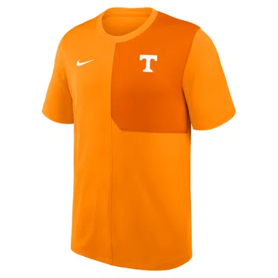 Nike Tennessee Orange Tennessee Volunteers 2025 Sideline Uv Performance Coach T-shirt