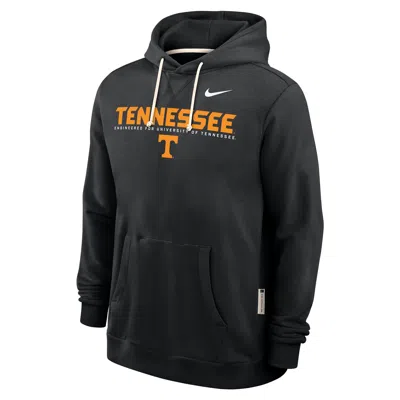 Nike Tennessee Sideline  Men's Dri-fit College Pullover Hoodie In Black
