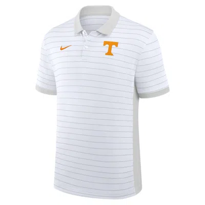 Nike Tennessee Sideline Victory Stripe  Men's Dri-fit College Polo In White