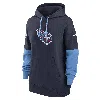 Nike Tennessee Titans Sideline Essential  Women's Nfl Pullover Hoodie In Blue