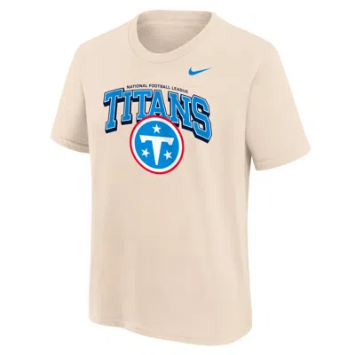Nike Tennessee Titans Vintage Mod Easy Lane Big Kids'  Nfl Short-sleeve T-shirt In Brown