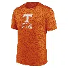 Nike Tennessee Volunteers Campus Center Block Velocity  Men's Dri-fit College T-shirt In Orange