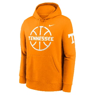 Nike Men's Tennessee Orange Tennessee Volunteers Basketball Icon Club Fleece Pullover Hoodie