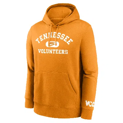 Nike Tennessee Volunteers Legacy Club Foundational  Men's College Pullover Hoodie In Orange