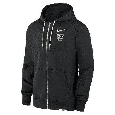 Nike Tennessee Volunteers On-court Basketball Menâs  Men's Dri-fit College Full-zip Hoodie In Black