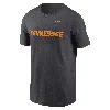 Nike Tennessee Volunteers Primetime Wordmark  Men's College T-shirt In Grey