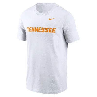 Nike Tennessee Volunteers Primetime Wordmark  Men's College T-shirt In White