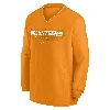 Nike Tennessee Volunteers Sideline  Men's College Long-sleeve Windshirt In Orange