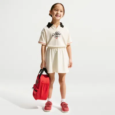 Nike Tennis Lifestyle Little Kids' Short-sleeve Dress In Neutral