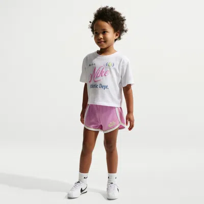 Nike Babies' Tennis Lifestyle Toddler 2-piece Sprinter Set In Pink
